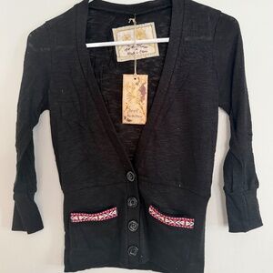 Poof brand womens cardigan